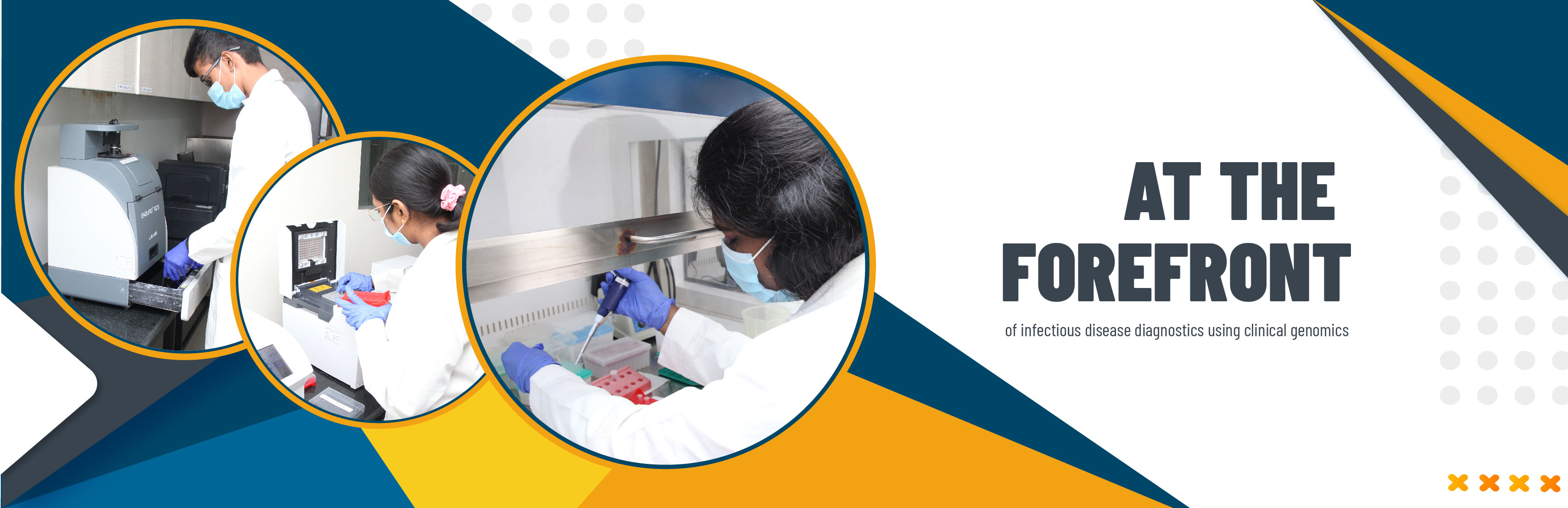indian laboratory worker using computer